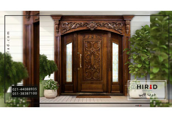 درب لابی چوبی کد 6633